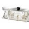 Z-Lite Cape Harbor 4 Light Flush Mount, Polished Nickel & Clear 491F4-PN - alternate 2
